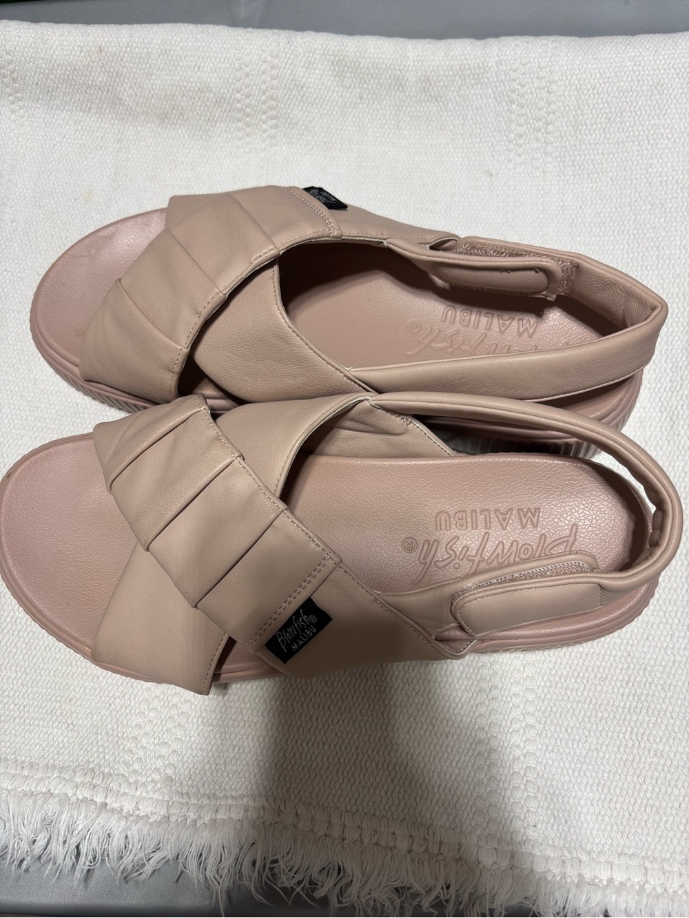 Blowfish nude sandals size 9